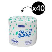 Scott 48040 Toilet Tissue 2 Ply 550 Sheet 95 Recycled Each Sheet 10 x 10cm Carton 40