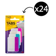 Post-It Filing Tabs 50.8 x 38.1mm Assorted Pack 4