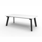 Rapidline Eternity Rectangular Coffee Table 1200x600 Black/White