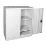 Steelco Stationery Cupboard 2 Adjustable Shelves Lockable 1015h x 914w x 463dmm