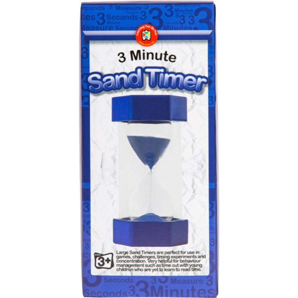 Learning Can Be Fun 3 Minute Sand Timer