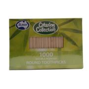 Alpen Round Double Pointed Toothpicks Pack 1000