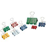 Winc Foldback Clips Assorted Sizes And Colours Pack 30