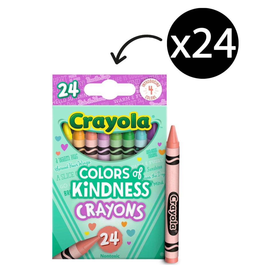 Crayola Colors Of Kindness Crayons Pack 24 | Winc