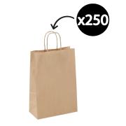 Detpak Twist Handle Carry Bag Small Brown Carton 250