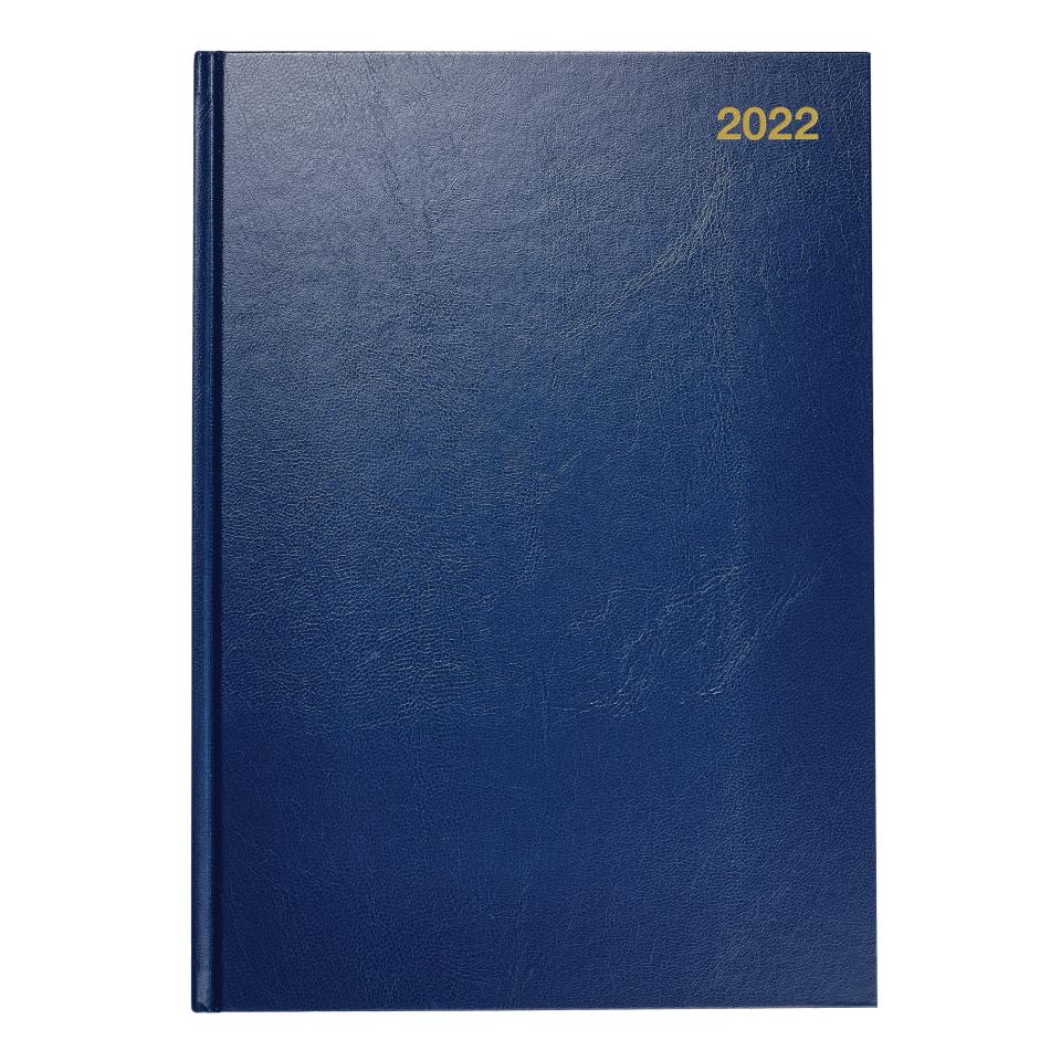 Winc 2022 Hardcover Diary A5 2 Days to Page Navy