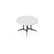 Rapid Line Black Frame Typhoon 1500mm Dia Round Table White/black