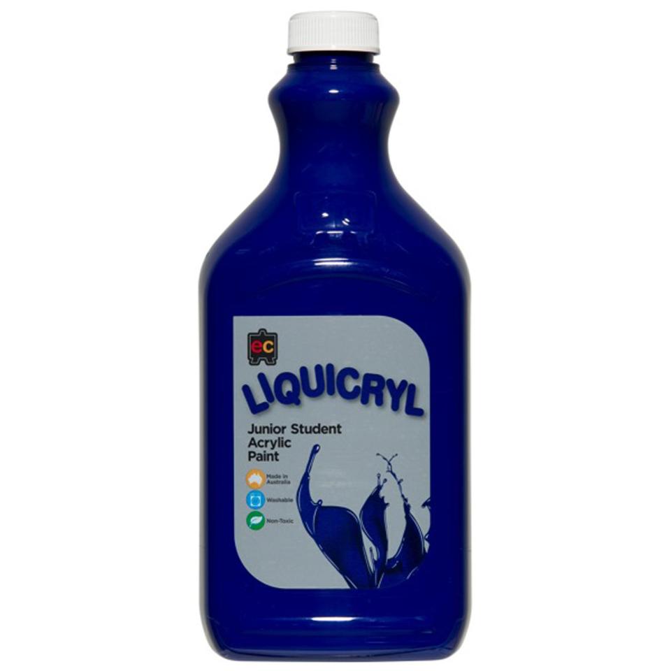 Educational Colours Liquicryl 2L Paint Warm Blue Image