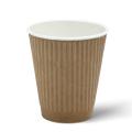 Thumbnail image of Detpak 8oz Ripple Refined Hot Cup Brown Pack 40