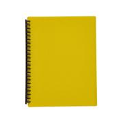 Winc Display Book Refillable A4 20 Pocket - Yellow