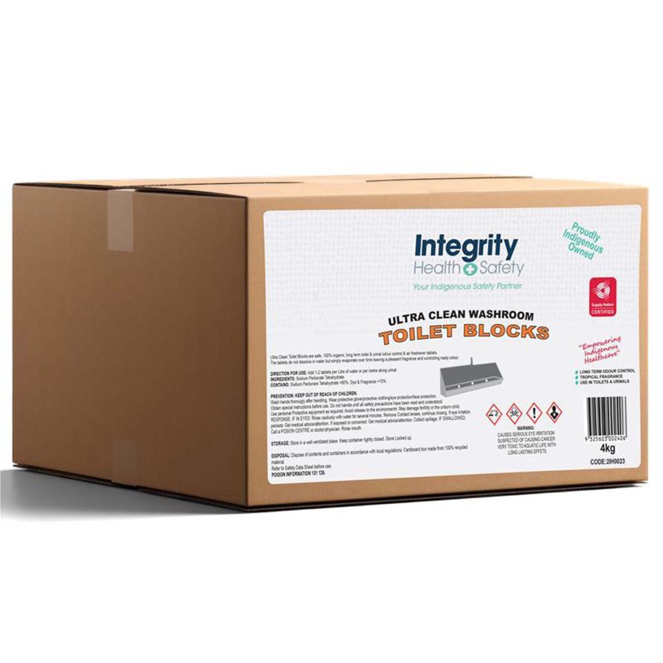 Integrity Health & Safety Toilet & Urinal Blocks 4kg BOX Image