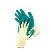 Safechoice Gloves Cotton Rubber Palm Coated Green XL Pair Pack 12