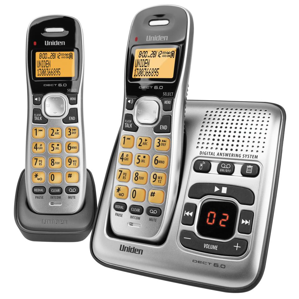 Uniden DECT 1735 + 1 Digital Phone Answering System + 1 Additional Cordless Phone Handset Image