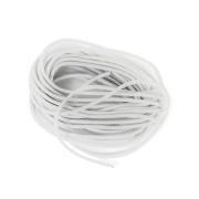 Shamrock Little Elastic Round White 2mm X 4m