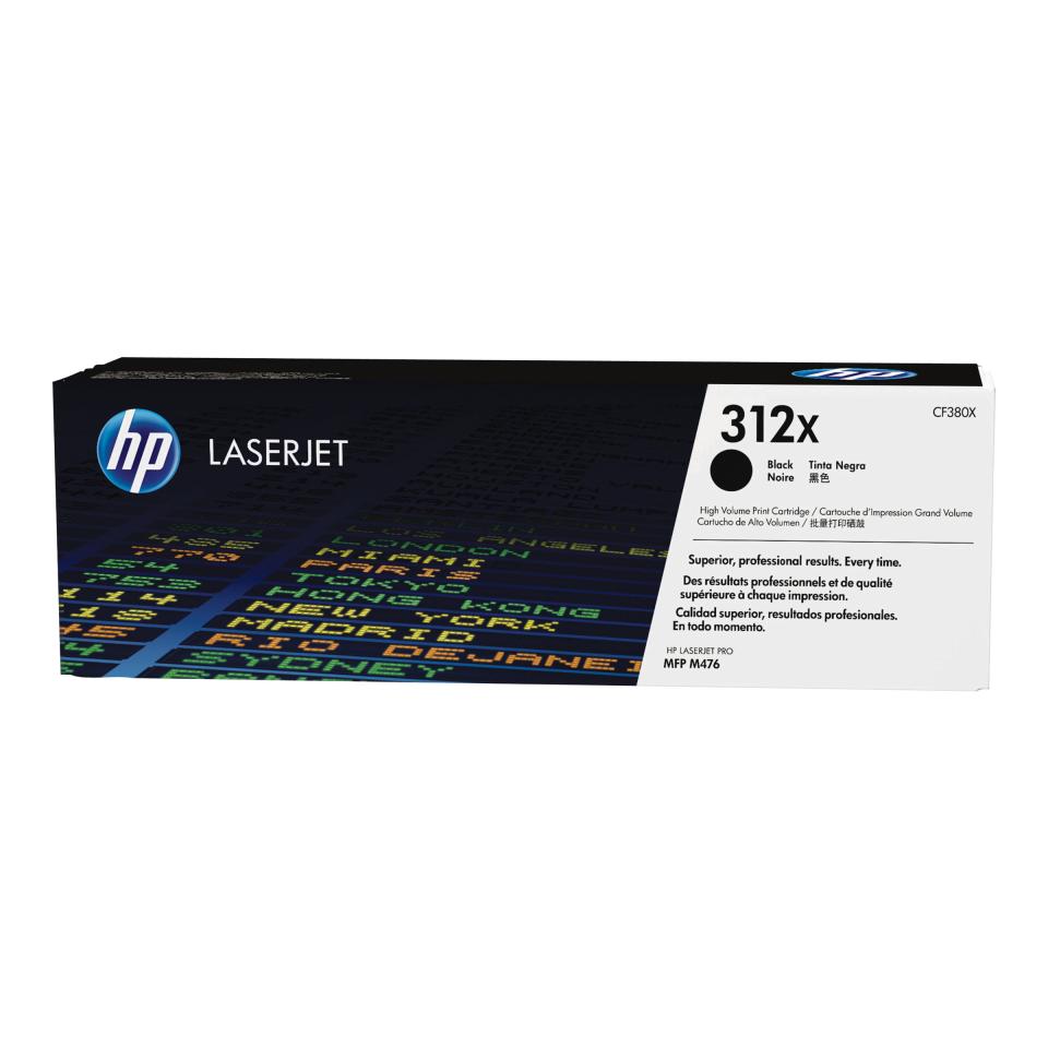 HP LaserJet 312X Black Toner Cartridge - CF380X