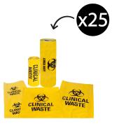 Austar Biohazard Clinical Waste Bag 240 Litre Roll 25