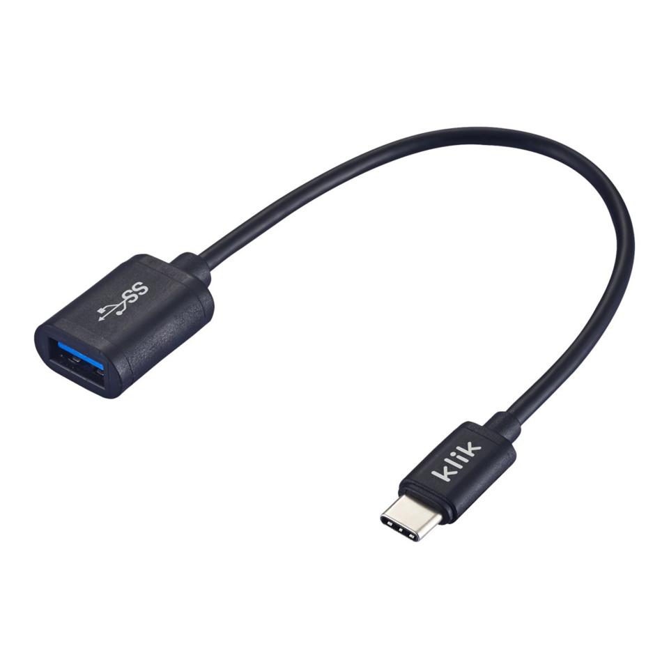 Comsol Klik USB-C Male to USB 3.0 A Female Adapter - 15 cm
