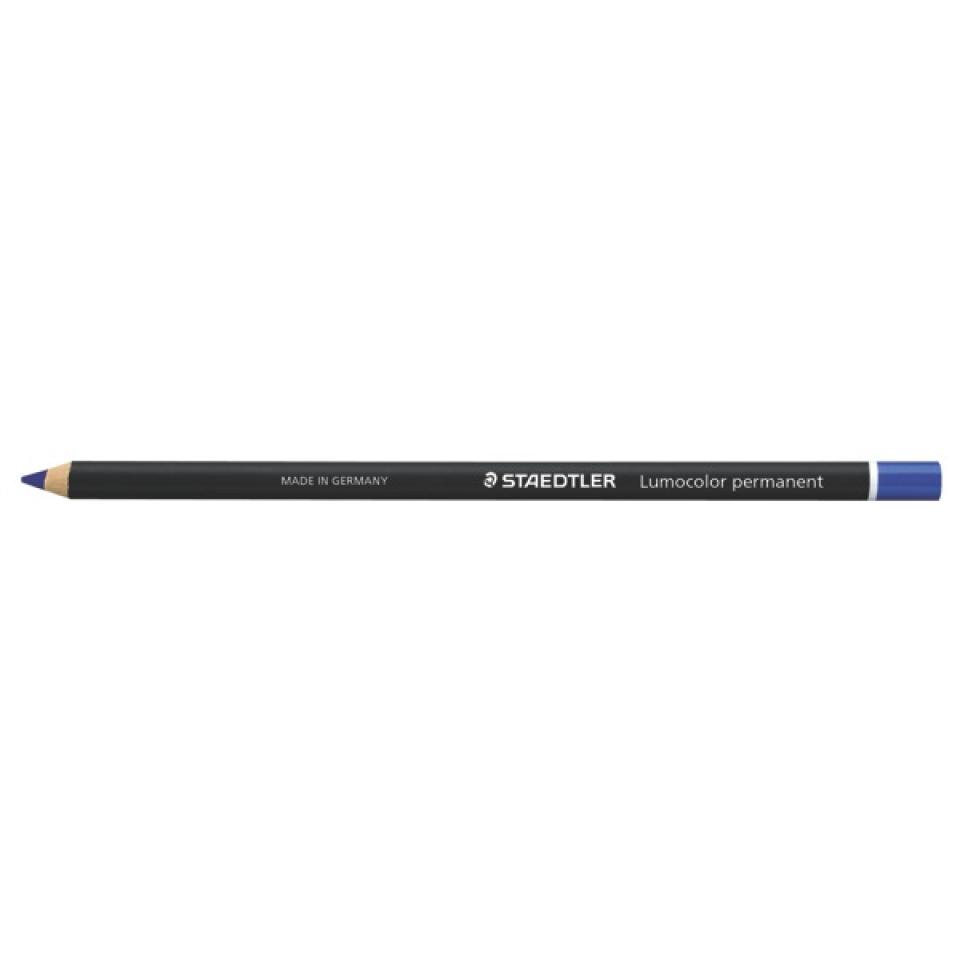 Staedtler Lumocolor Glasochrom Pencil Permanent Blue