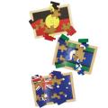 Thumbnail image of Education National Australia Flags Puzzles Set