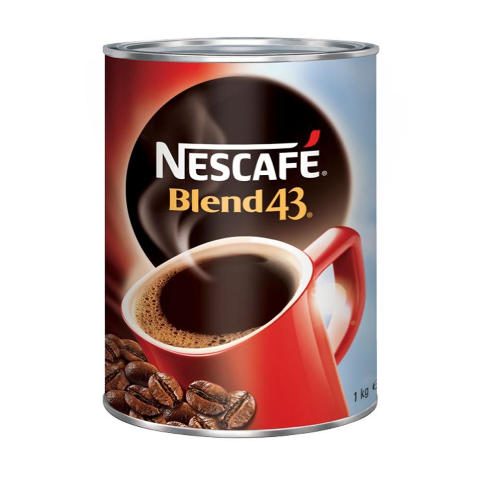 Nescafe Blend 43 Instant Roasted Coffee Tin 1kg Winc