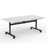 Olg Agile Flip Table Black Frame 1500Lx750Wmm White