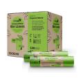 Thumbnail image of Envirostar 240 Litre Green Compostable Bin Liner 23um Printed Roll 12 Carton 10