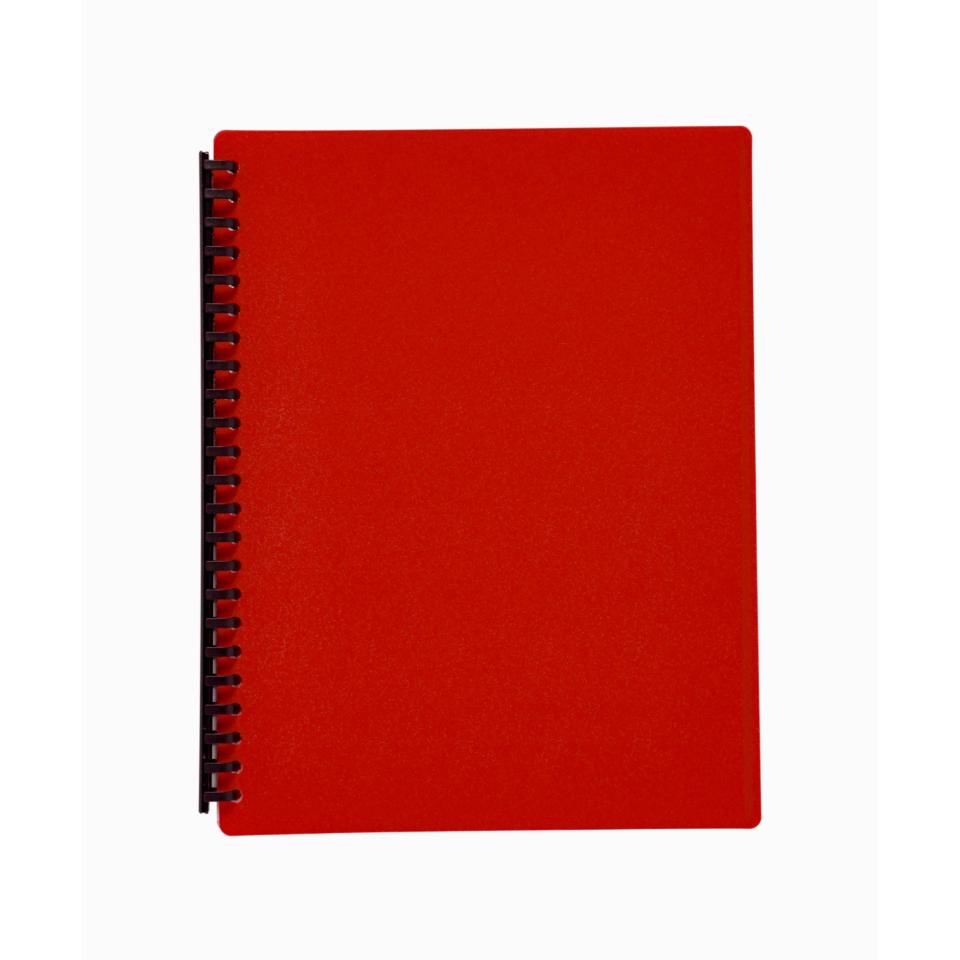 Winc Display Book Refillable A4 40 Pocket - Red