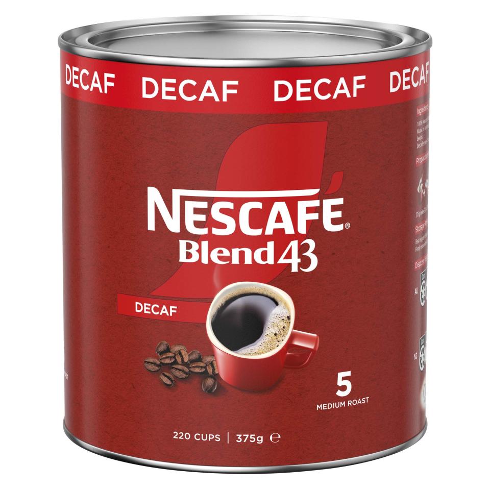 Nescafe Classic Decaf Instant Coffee 375g Tin