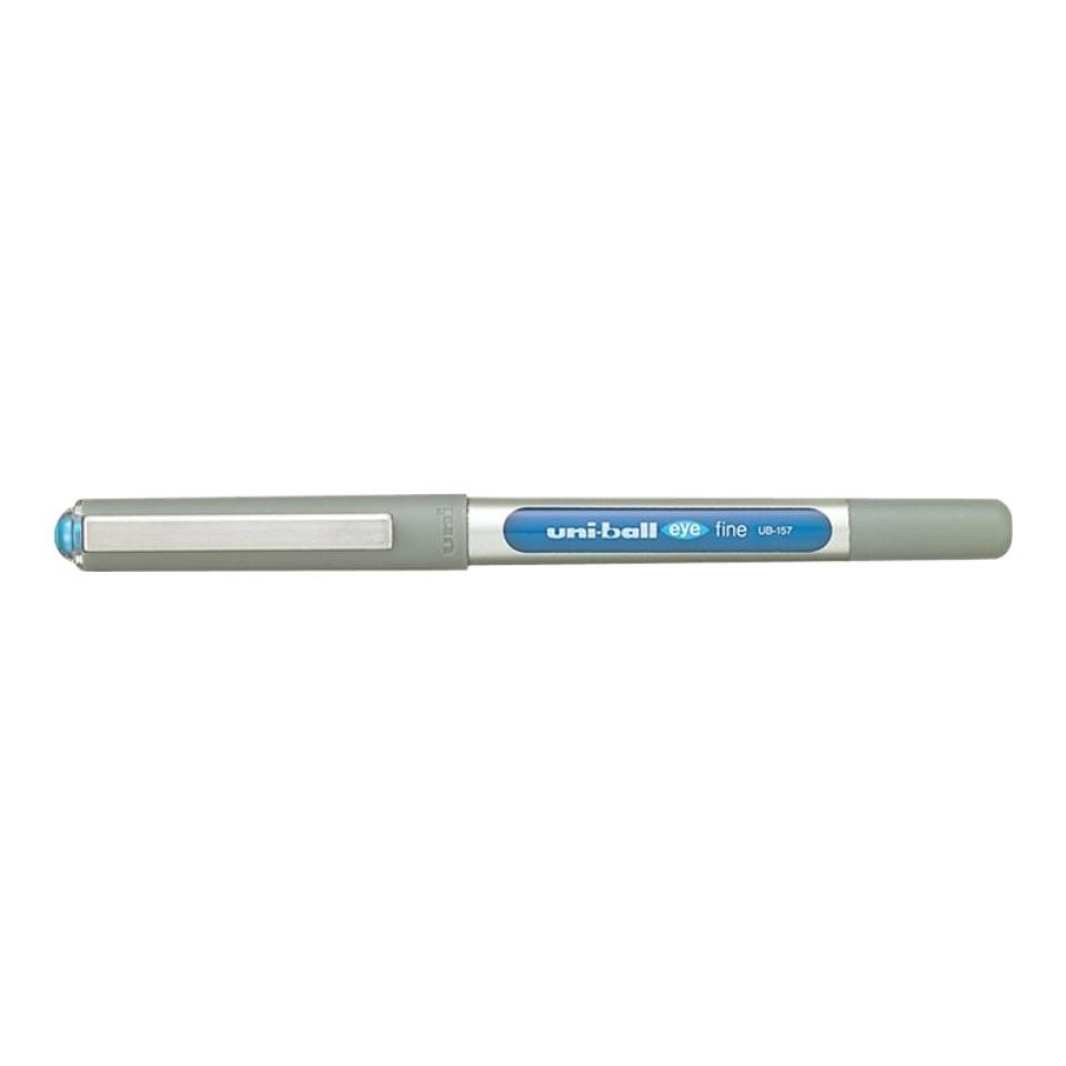 Uni-ball UB157 Eye Rollerball Pen Fine 0.7mm Light Blue Each