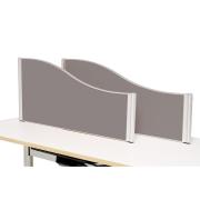 Sylex E-Screen Wave Screen Desk Mounted 300-500h Grey