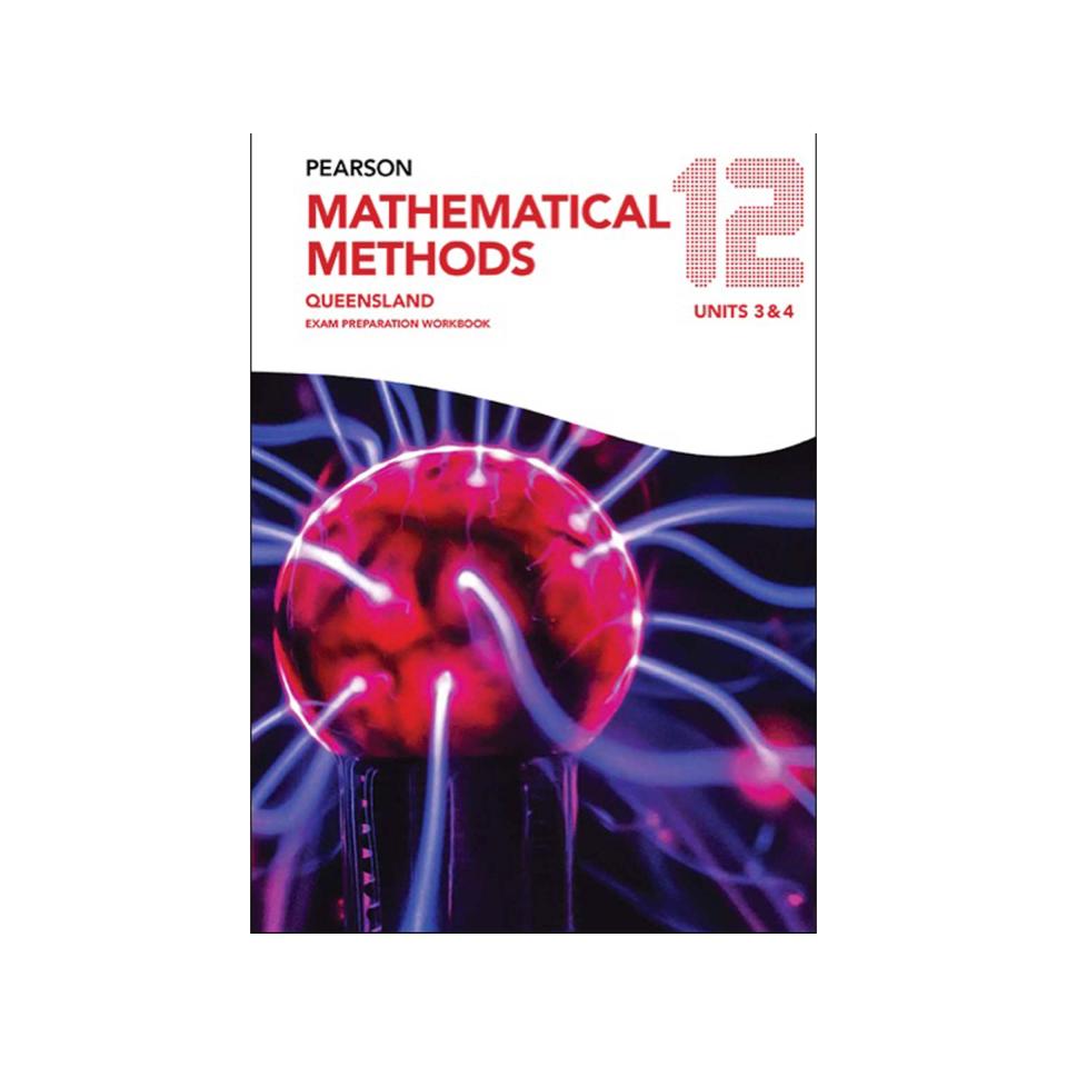 Pearson Mathematical Methods Qld 12 Units 3 & 4 Exam Prep Workbook Bland Et Al