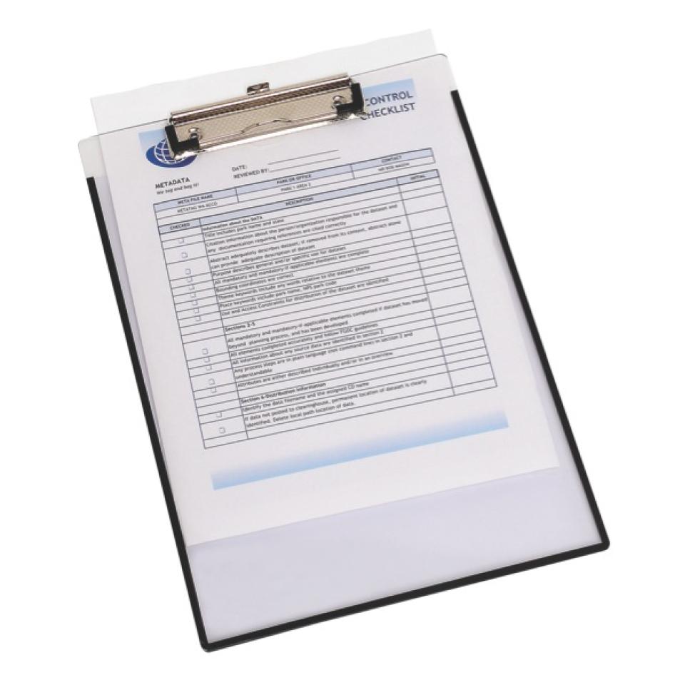 Marbig Clearview Clipboard A4 Insert Display Cover Clear