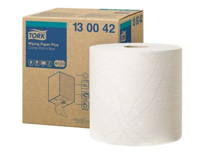 Tork 130042 Wiping Paper Plus Combi Roll W1 2 650 Sheets 