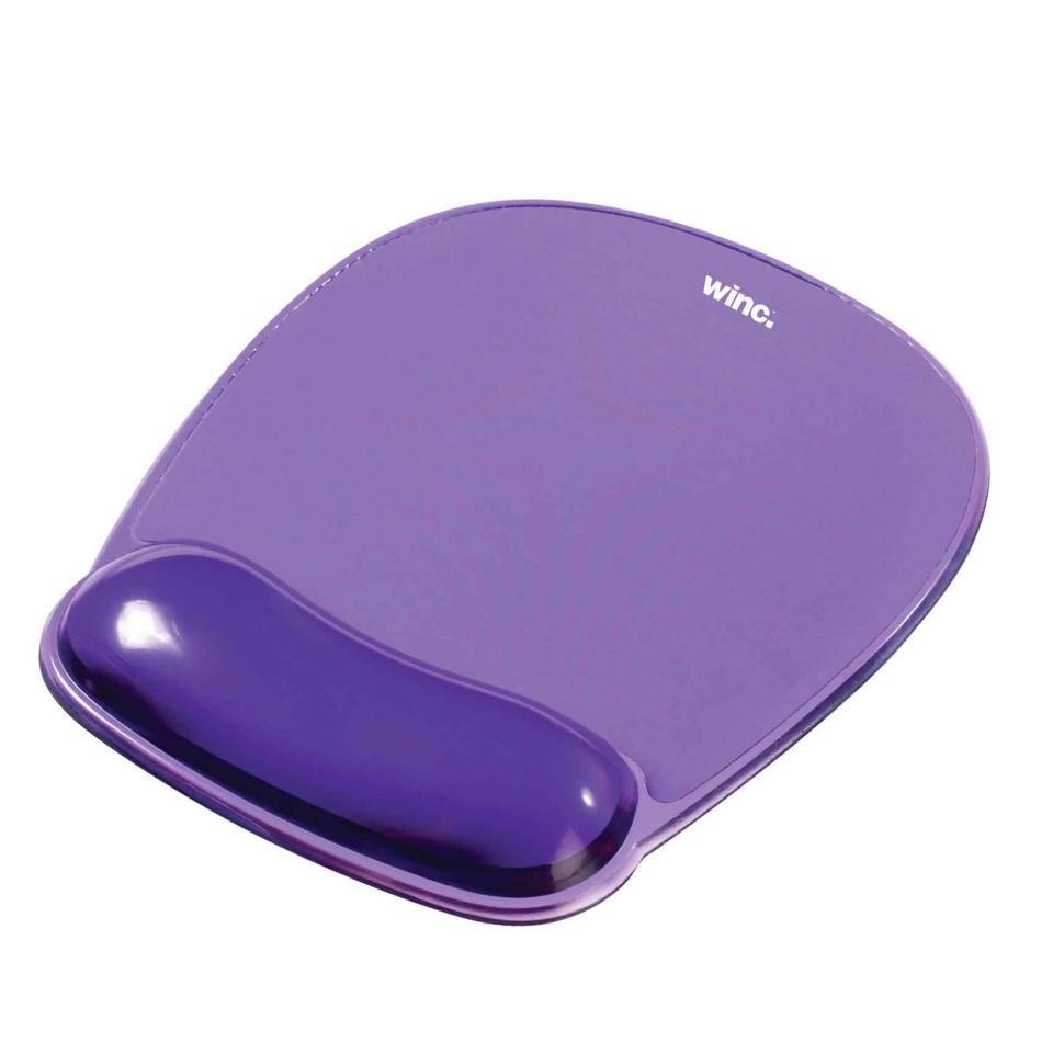 Winc Mouse Pad With Gel Wrist Rest Purple