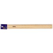 Winc Polished Wooden Ruler 30cm Measurement in CM & MM