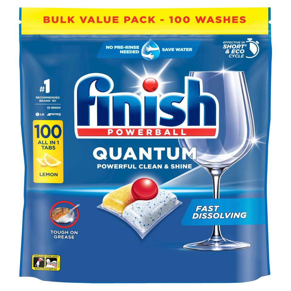 Finish Quantum Dishwashing Tablets Pack 100 Winc