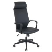 Winc Ambition Foundry High Back Executive Chair with Headrest and Loop Arms PU Black