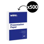Winc Specialty Presentation Paper A4 100gsm White Ream 500