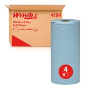 Wypall X50 Small Blue Roll Wipers 4194 4 Rolls 280m