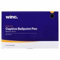 Thumbnail image of Winc Chain Link Captive Ballpoint Pen Medium 1.0mm Black Pack Of 6