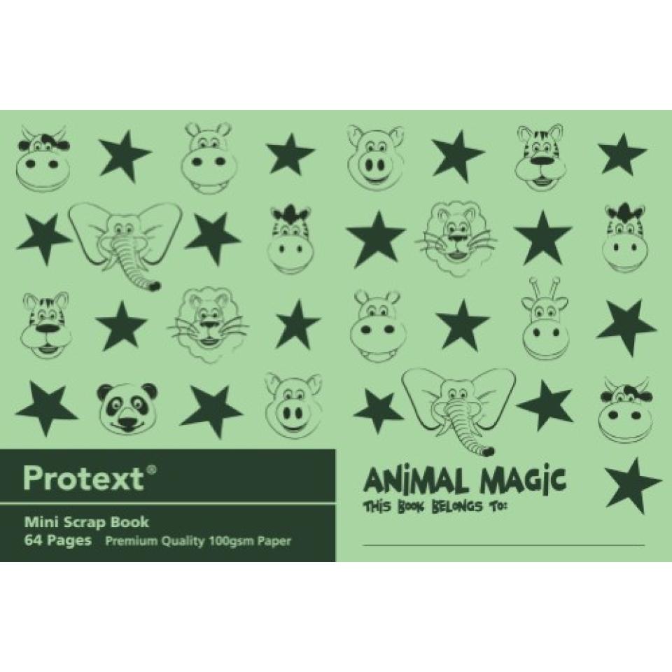 Protext Animal Magic Mini Scrap Book 165x245mm 100gsm 64 Pages Image