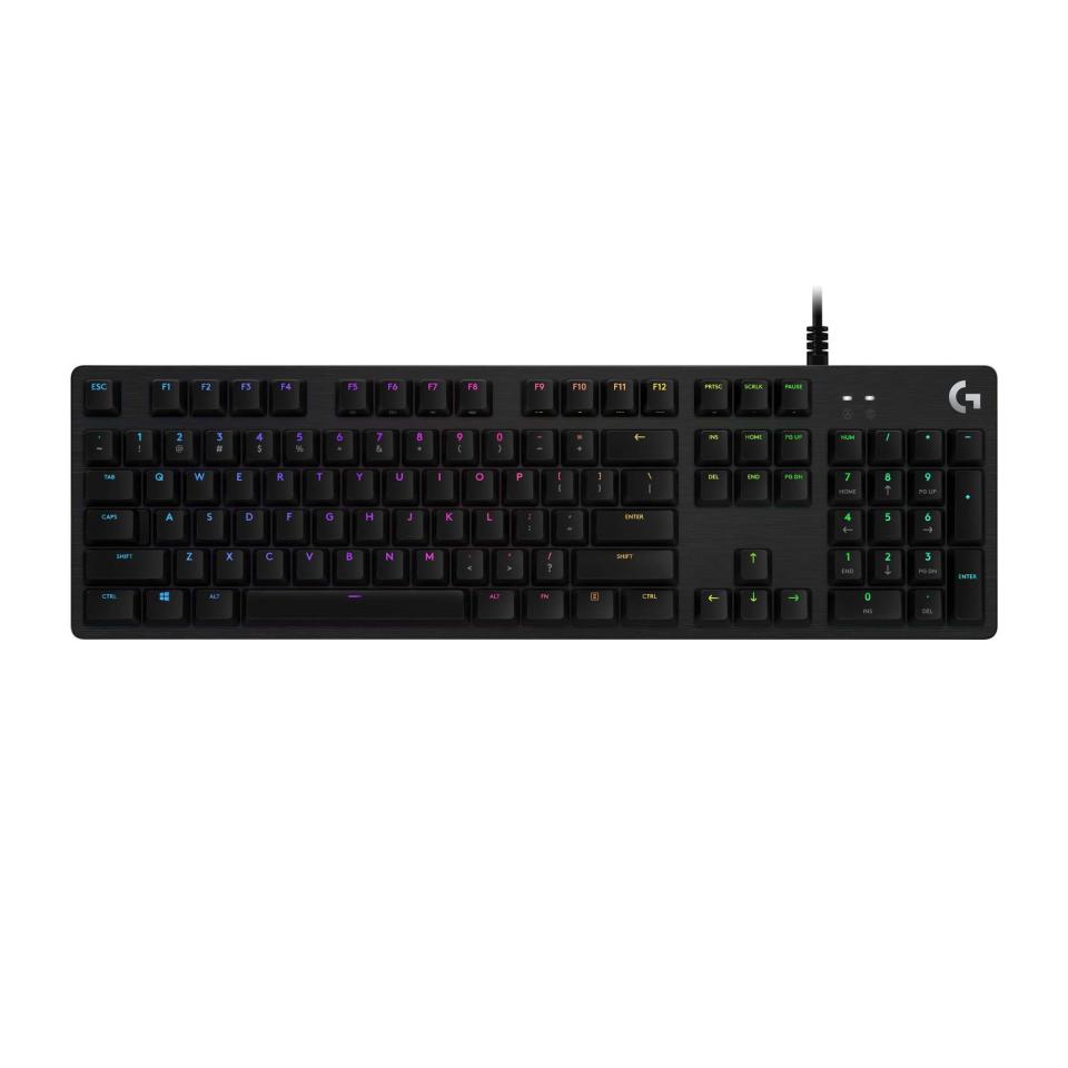 Logitech G512 Carbon Lightsync Rgb Mechanical Gaming Keyboard With Gx Brown  Switches | Winc