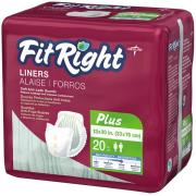 Fitright Plus Liners 33x76cm 4 Packs Of 20