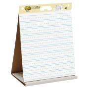 Post-It Super Sticky Easel Pad Portable Table Top White Lined 508 x 584mm 20 Sheets