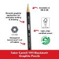 Thumbnail image of 1111 Black Matt Graphite Pencils HB - Plastic Cup of 72