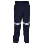 Prime Mover Wwp705K Cotton Drill Pants Non-Cargo Navy With Tape 107R