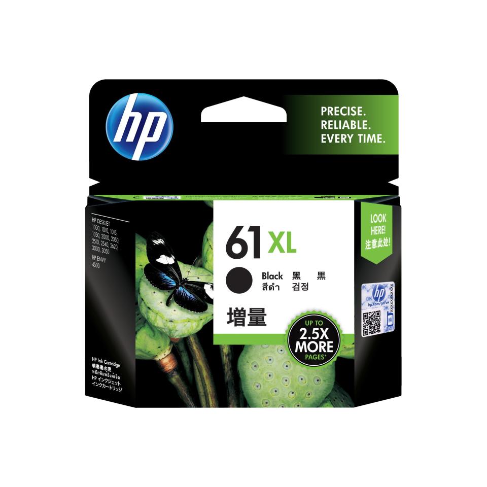 HP 61XL Black Ink Cartridge - CH563WA