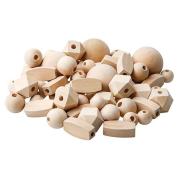 Wooden Beads Natural Assorted 92's