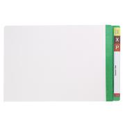 Avery Lateral File 367 x 242mm 35mm Expansion Foolscap White Light Green Side Tab Pack 100