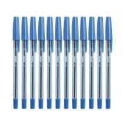 Simply Tinted Stick Ballpoint Pen Fine 0.7mm Blue Box 12